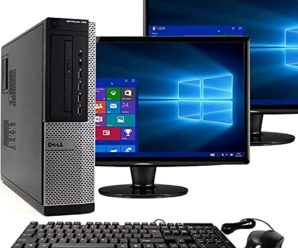 (Renewed) DELL Optiplex 790 Core i5 3.1GHz, 1TB Hard Drive, 16GB Memory, Windows 10 x64, Dual 19 Monitors