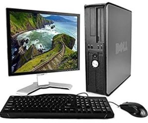 Dell OptiPlex Desktop Complete Computer Package with Windows 10 Home – Keyboard, Mouse, 17″ LCD Monitor(brands may vary) (Renewed)