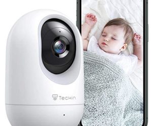 Teckin Cam 1080P Pan/Tilt/Zoom Wi-Fi Indoor Smart Home Seurity Camera for Baby/Pet/Nanny with Night Vision,2-Way Audio,Motion Tracking, 360˚ view, Works with Alexa & Google Home, Cloud & Local Storage