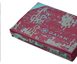 Gaiam Yoga Mat – Folding Travel Fitness & Exercise Mat – Foldable Yoga Mat for All Types of Yoga, Pilates & Floor Workouts (68″L x 24″W x 2mm Thick)