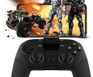 Wireless Game Controller for Android Phone Tablet, Megadream Wireless Key Mapping Gamepad Joystick Phone Holder Trigger Perfect for PUBG & Fotnite & More, Samsung Galaxy HTC LG Other Phone