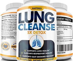 Lung Cleanse and Detox – Helps Quit Smoking – Supports Respiratory Health – Potent Lung Support Supplement – Pollution, Allergy, Stress Relief – Clear Lungs Extra Strength – 90 Vegan Capsules