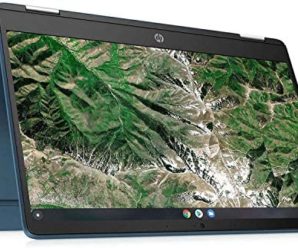 HP Chromebook x360 Laptop Computer in Teal Color Intel Celeron N4020 up to 2.8GHz 4GB DDR4 RAM 64GB eMMC 14inch HD 2-in-1 Touchscreen (Renewed)