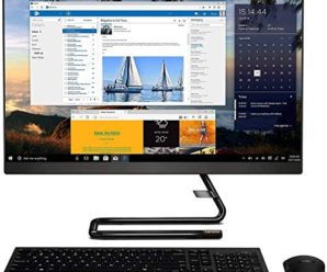 Lenovo IdeaCentre A340 23.8″ FHD Touchscreen All-in-One AIO Desktop Computer, Intel Quad-Core i3-9100T (Beats i5-7400t), 4GB DDR4, 256GB PCIe SSD, DVD-RW, Windows 10, TWE Mouse Pad