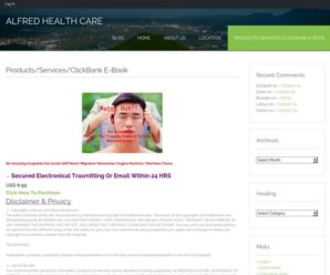 Products/Services/ClickBank E-Book | Alfred Health Care