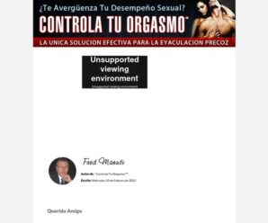 Controla Tu Orgas.mo. 90% De Comisión. Excelente.