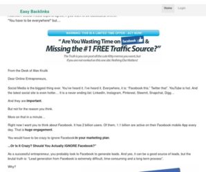 Easy Backlinks : Get Backlinks