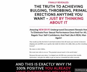 The ED Bible – Naturally Put An End To Erectile Dysfunction For Less Than $10