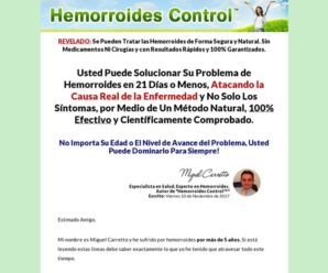 Hemorroides Control – 90% De Comisión!