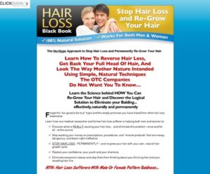 Hair Loss Black Book – Stop Hair Loss & Re-Grow Your Hair