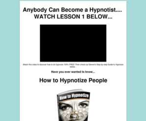 How to Hypnotize People