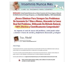 Insomnio Nunca Mas – Alivio Real Esta Misma Noche!