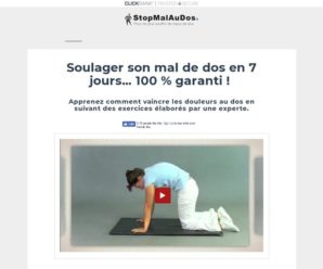 Stop Mal Au Dos – Produit Video