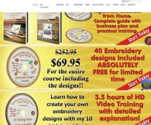 Embroidery Business from Home – Business Model and Digitizing Training Course