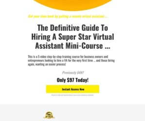 Definitive Guide To Hiring A VA Mini-Course · SmashGo