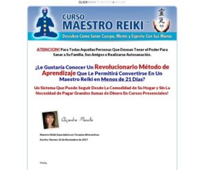 Curso Maestro Reiki – Unico En Español. 90% Comision