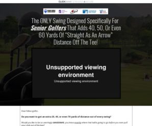 The Best Converting Golf Offer On CB – Proven On Cold Traffic!