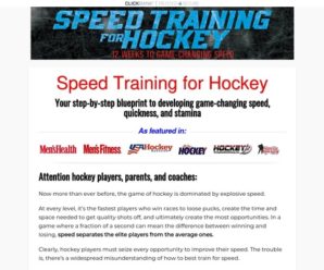 Speed Training for Hockey