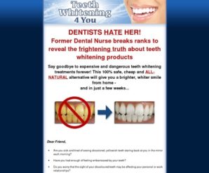 Teeth Whitening 4 You – How to Whiten Your Teeth Easily, Naturally & Forever!