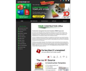 Construction Document Templates Store