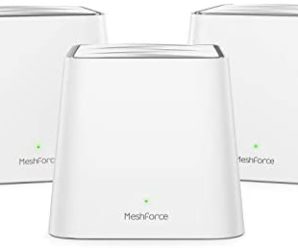 Meshforce Mesh WiFi System M3s Suite – Up to 6,000 sq. ft. Whole Home Coverage – Gigabit WiFi Router Replacement – Mesh Router for Wireless Internet (3-Pack)