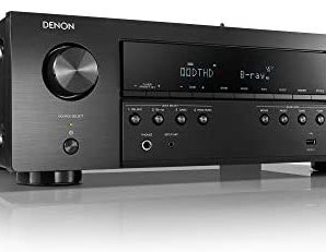 Denon S650H AV Receiver, 5.2 Channel (150W X 5) 4K UHD Home Theater Surround Sound (2019) | Music Streaming | HEOS Built-in | eARC and Upgraded HDCP