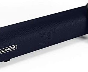 50W Sound Bar, Vili Nice 16-Inch Soundbars for TV, 3 EQ Modes, Small Soundbar with Wireless Bluetooth 5.0, Optical/Aux/USB/RCA Connection, Built-in DSP, Remote Control,Wall Mountable