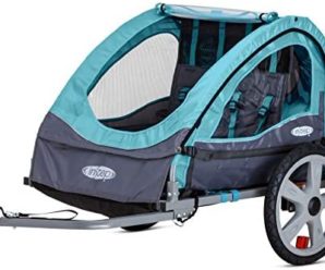 Instep Bike Trailer for Toddlers, Kids, Single and Double Seat, 2-In-1 Canopy Carrier, Multiple Colors