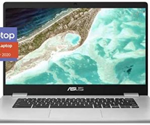 ASUS Chromebook C423 14.0″ 180 Degree HD NanoEdge Display, Intel Dual Core Celeron Processor, 4GB LPDDR4 RAM, 32GB Storage, Silver Color, C423NA-DH02