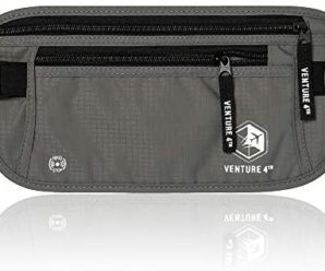 VENTURE 4TH RFID Money Belt for Men and Women – Hidden Passport Holder