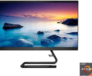 Lenovo IdeaCentre AIO 3 24″ All-in-One Computer Bundle Woov Accessory | AMD Ryzen 5 4500U Mobile Processor | Integrated Graphics | 32GB RAM | 1TB SSD | DVD RW | HDMI | Windows 10 | Black