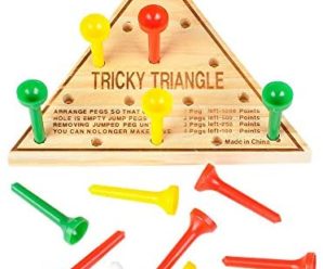 U.S. Toy Tricky Triangle Game – Travel Games, Assorted, MU845