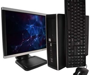 HP Elite 8100 Desktop Computer – Intel Core i5 3.2GHz Processor, 8GB RAM, 1TB Hard Drive, 20 Inch LCD Monitor, DVD, New USB Keyboard, Mouse & WiFi Adapter, Windows 10 Professional (Renewed)