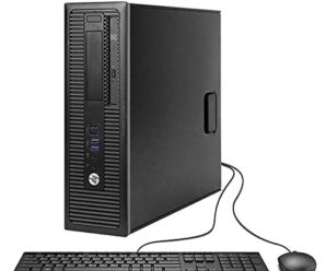 HP EliteDesk 800 G1 SFF High Performance Business Desktop Computer, Intel Quad Core i5-4590 upto 3.7GHz, 16GB RAM, 1TB HDD, 256GB SSD (boot), DVD, WiFi, Windows 10 Professional (Renewed)