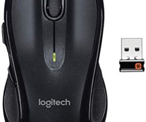 Logitech M510 Wireless Mouse-Black (Renewed)