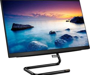 Lenovo IdeaCentre AIO 3 24″ All-in-One Computer Bundle Woov Accessory | AMD Ryzen 5 4500U Mobile Processor | Integrated Graphics | 16GB RAM | 1TB SSD | DVD RW | HDMI | Windows 10 | Black