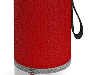 Libratone Zipp Wifi Bluetooth Smart Speaker, 360° Loud Stereo Sound with Dual Mic Build-in, 15W Woofer Deep Bass, 12 Hour Playtime, Airplay2 and Spotify connect, Work with Alexa(Victory Red)