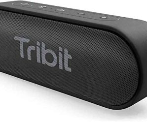 Bluetooth Speaker, Tribit XSound Go Speaker with 16W Loud Sound & Deeper Bass, 24H Playtime, IPX7 Waterproof, Bluetooth 5.0 TWS Pairing Portable Wireless Speaker for Home, Outdoor (Upgraded)