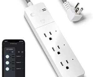 Geeni Surge Protector, 3-Outlet Smart Extension Cord, Cord Extender, Wireless Control, Works with Alexa, Google Home, Wi-Fi, 3 feet