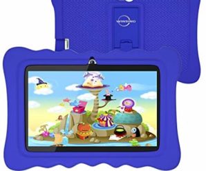 Tablet for Kids, 7 Inch Kid Tablets Edition Android 9.0 with WiFi, 2+16GB, Parental Control, Preloaded Learning & Training Apps, Games for Toddlers 2-10 and Child Tablet Cover Kid-Proof Case (Blue)