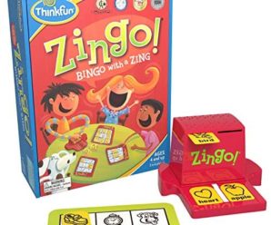 ThinkFun Zingo Bingo Award Winning Preschool Game for Pre-Readers and Early Readers Age 4 and Up – One of the Most Popular Board Games for Boys and Girls and their Parents, Amazon Exclusive Version