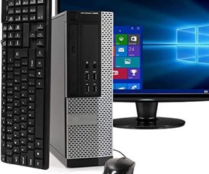 Dell Optiplex 9020 SFF Computer Desktop PC, Intel Core i5 Processor, 16 GB Ram, 2 TB Hard Drive, WiFi, Bluetooth 4.0, DVD-RW 1 inch LCD Monitor, Windows 10 Pro (Renewed)