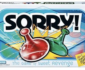 Hasbro Gaming Sorry! Parker Brothers Family Board Game for 2 to 4 Players Ages 6 and Up (Amazon Exclusive)