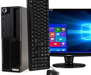 Lenovo Thinkentre M90 Desktop Computer – Intel Core i5 3.1GHz 8GB RAM, 1TB HDD, DVD-RW Drive, Bluetooth and WiFi, 22 Inch LCD, Keyboard, Mouse, Windows 10 Pro (Renewed)