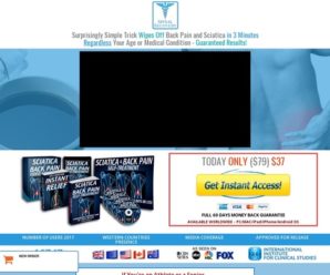 Great Back Pain & Sciatica Video And PDF Program