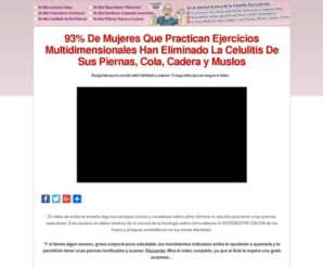 Cuerpo Sin Celulitis – Comisiones Enormes $50 Por Venta