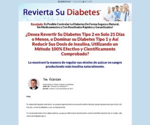 Revierta Su Diabetes Tipo 2 Y Pre-diabetes, Controle Diabetes Tipo 1!