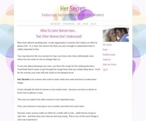 Her Secrets: Seduction Secrets For Irresistible Women