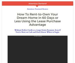 How To Rent To Own Your Dream Home Using The Lease Purchase Advantage