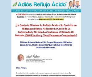 Adiós Reflujo Ácido. 90% De Comisión!